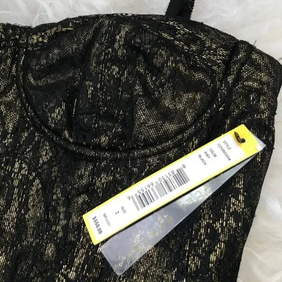 Alice + Olivia Yelle Bustier Flare Dress - Picture 7 of 8